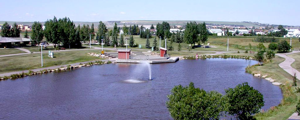 nose creek pond